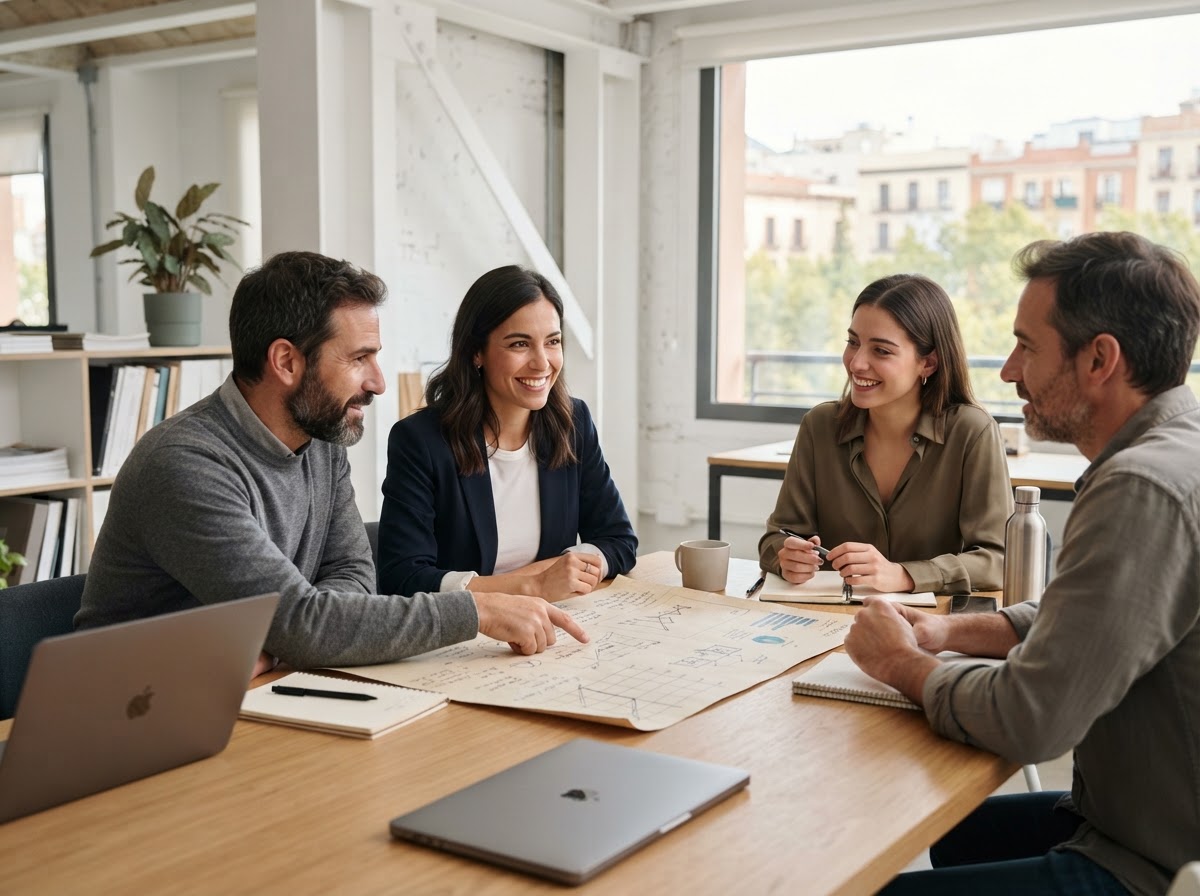 Puño Crecianza: equipo trabajando sobre modelos de análisis predictivo